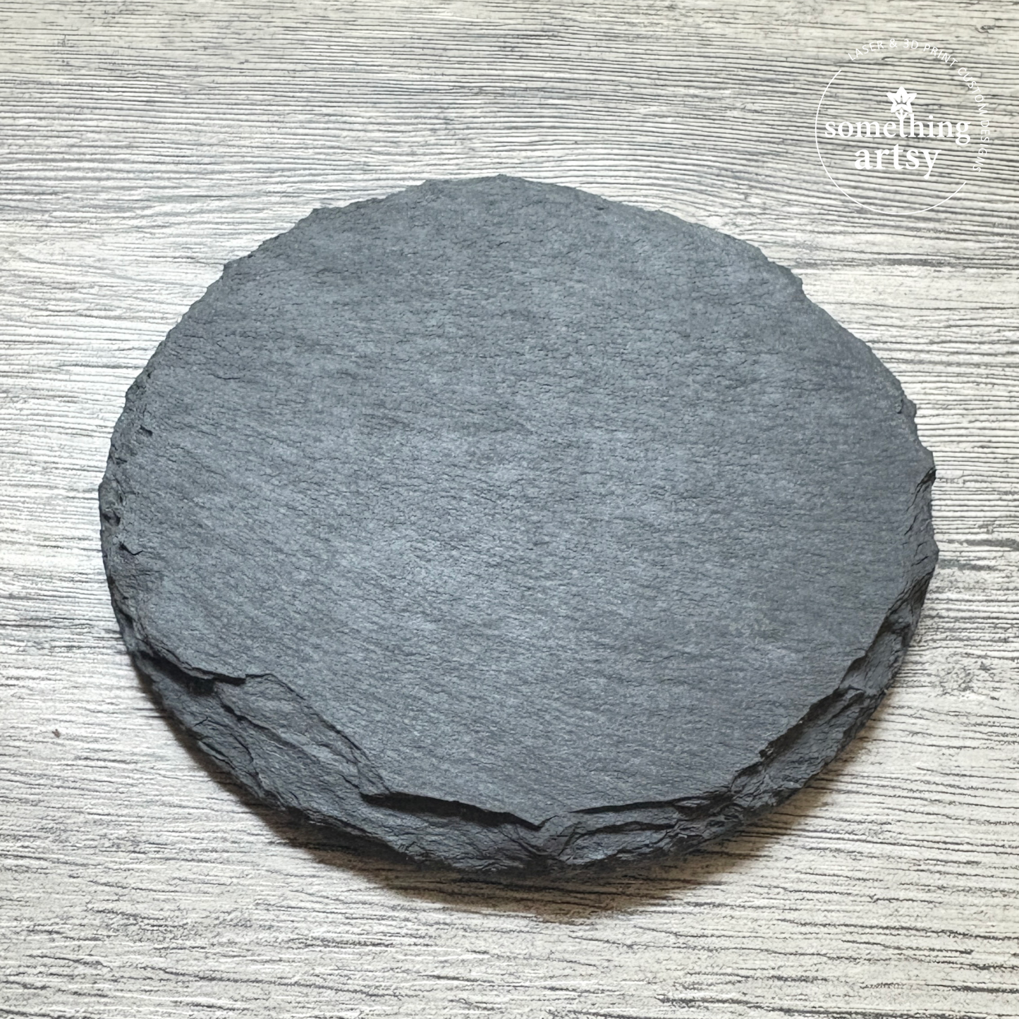 Round Slate coaster blank