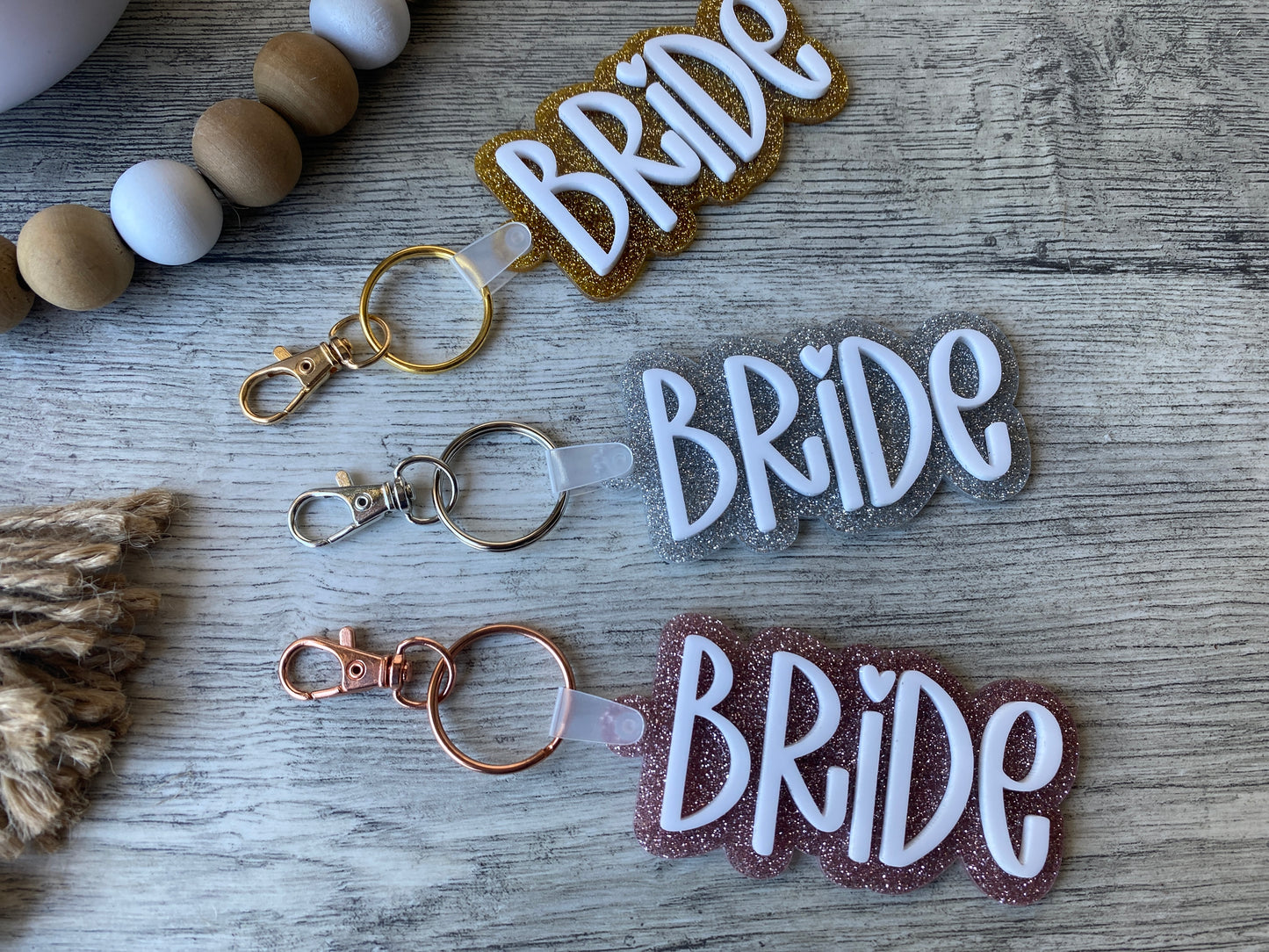 Bride Key Chain