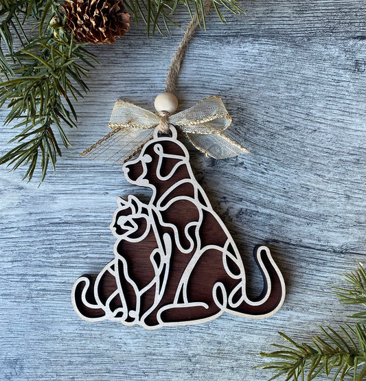 Furry Friendship Ornament