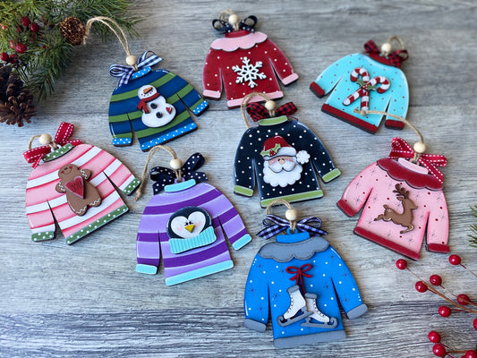 DIY Sweater Ornament kit