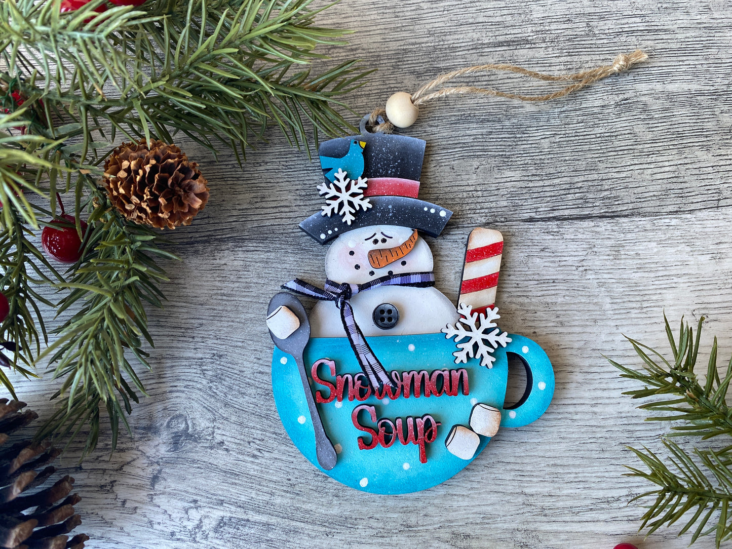 DIY Snowman Ornament kit