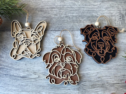 Custom Dog Ornaments