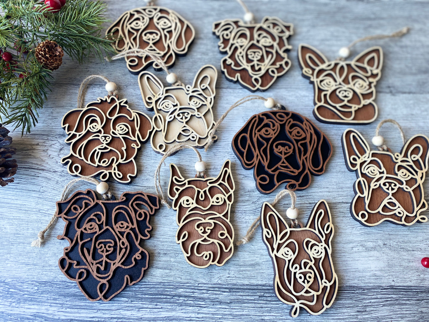 Custom Dog Ornaments