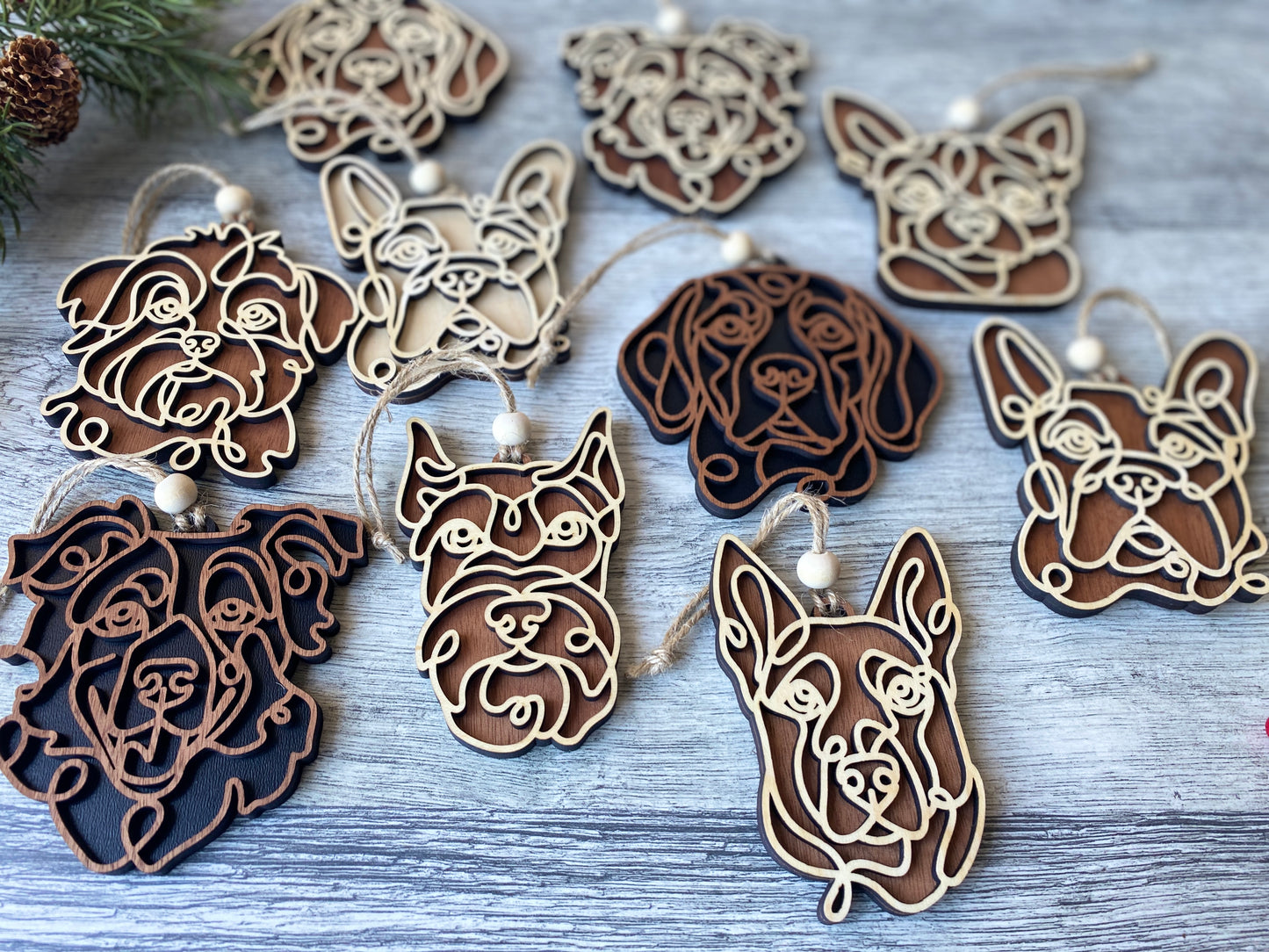 Custom Dog Ornaments