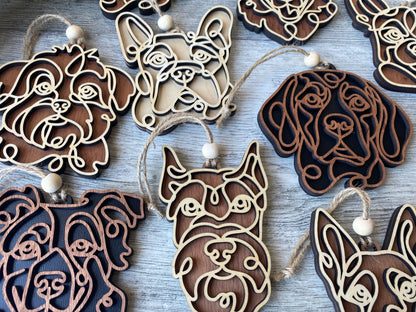 Custom Dog Ornaments