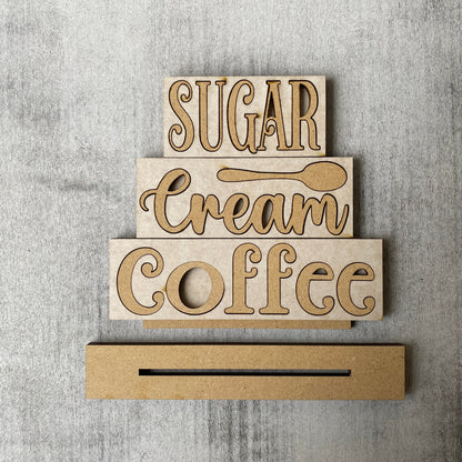 DIY Coffee Bistro Decor Sign