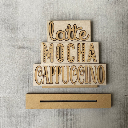 DIY Coffee Bistro Decor Sign