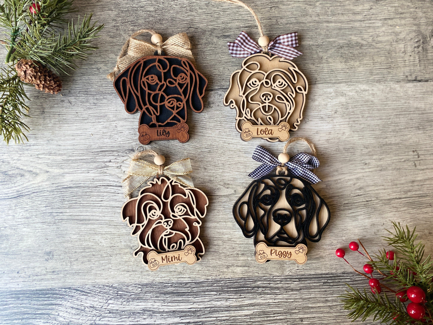 Custom Dog Ornaments