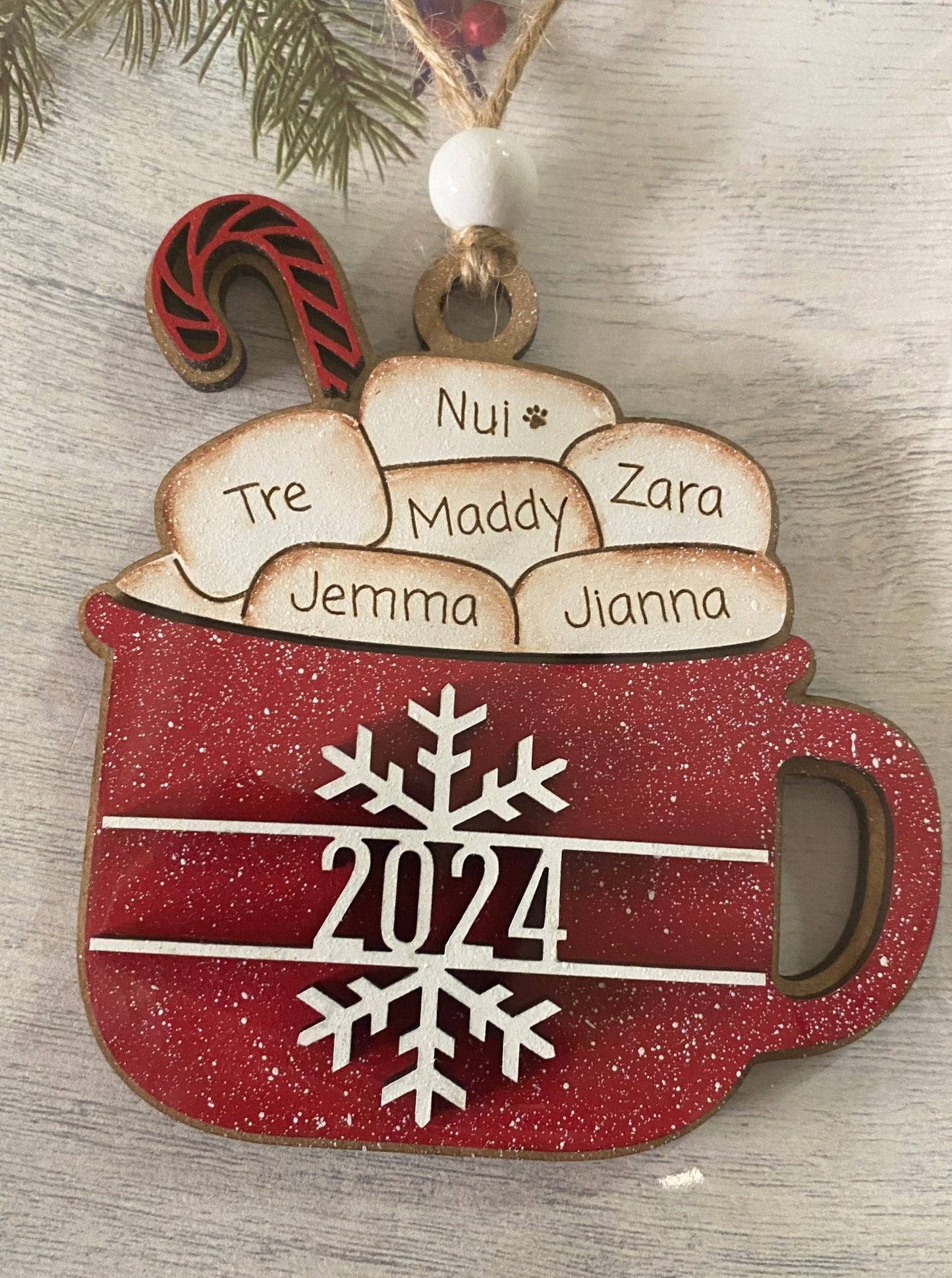 Hot Cocoa Family Ornament