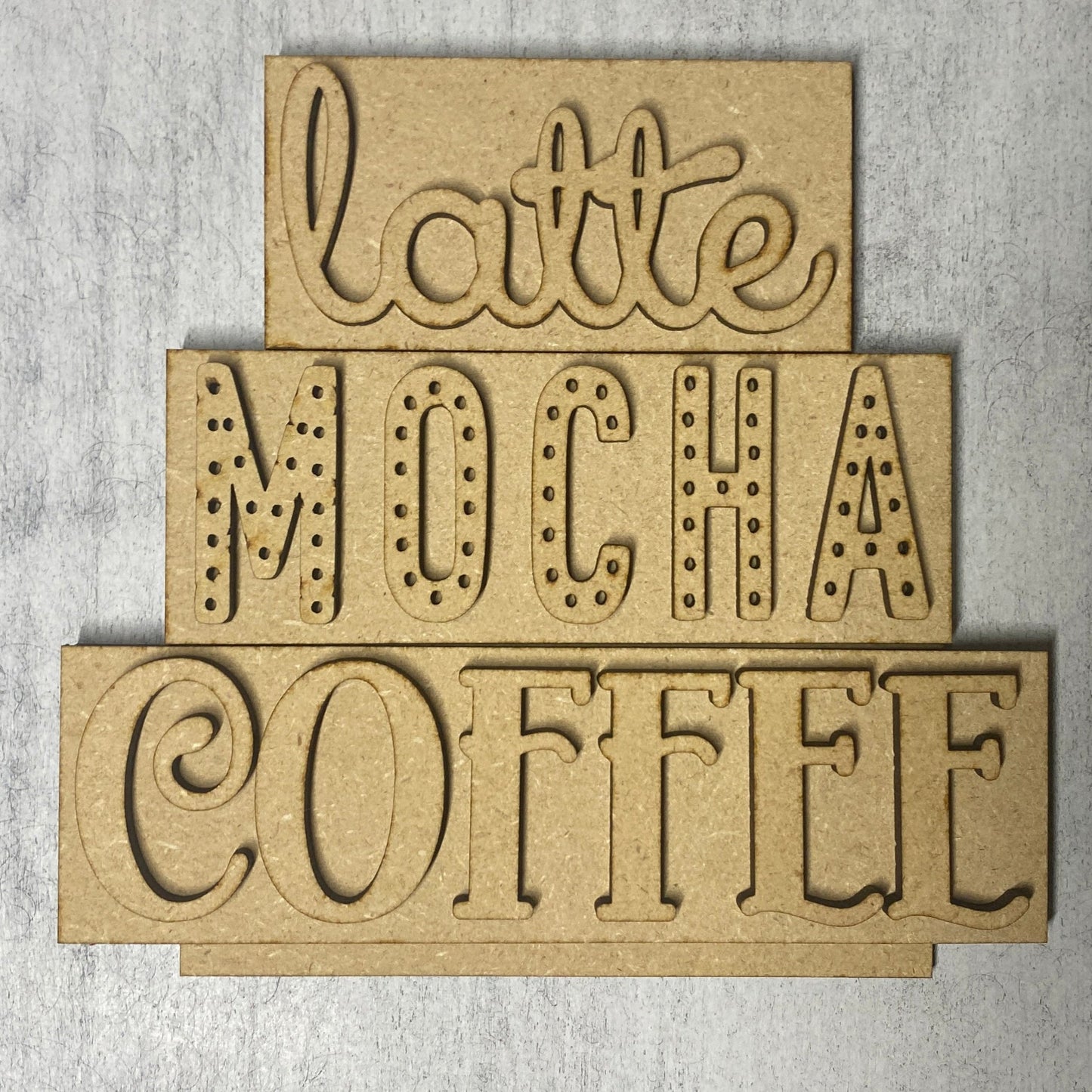 DIY Coffee Bistro Decor Sign