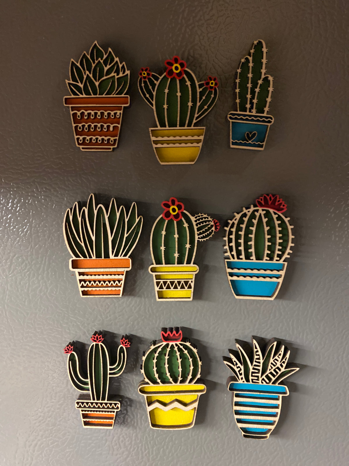 Cactus Magnets Set