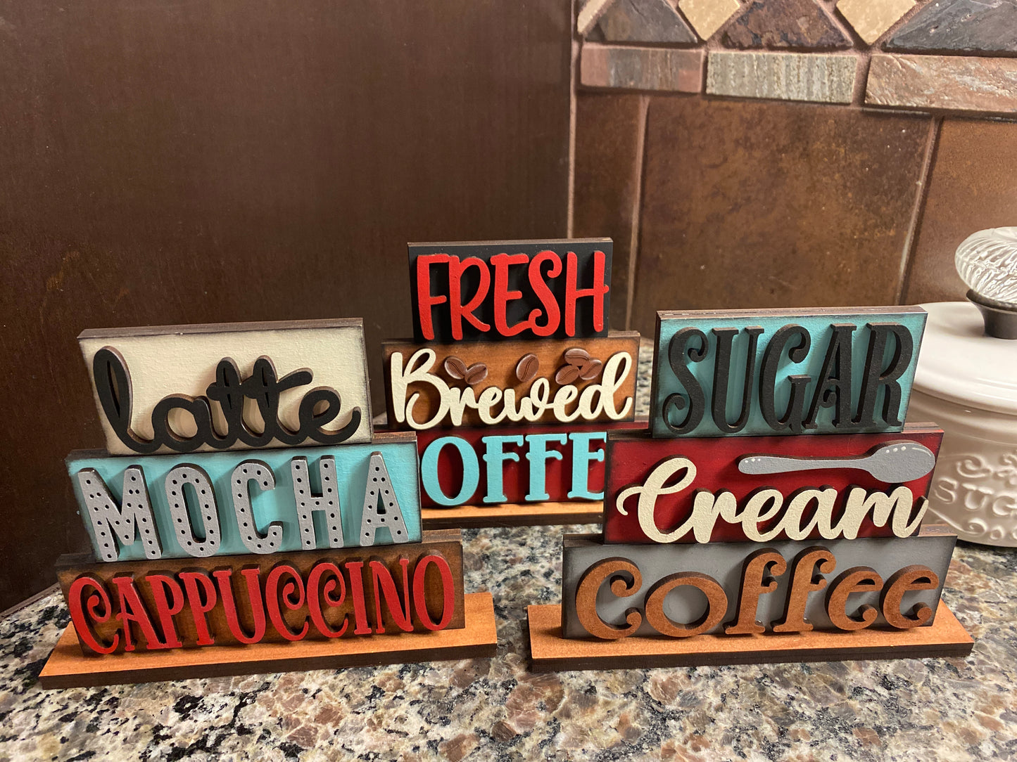 DIY Coffee Bistro Decor Sign