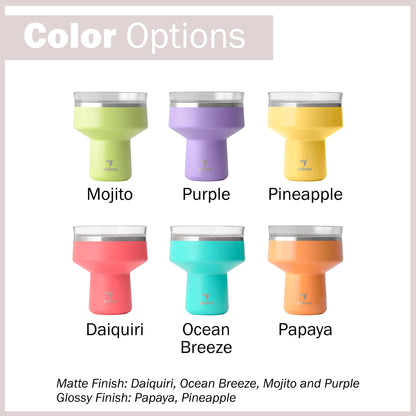 Color options: mojito, purple, pineapple, daiquiri, ocean breeze, papaya