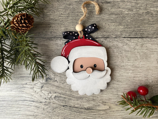 DIY Santa ornament kit