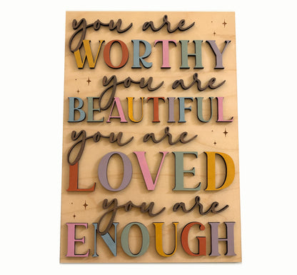 Painted Inspirational Frame Kit