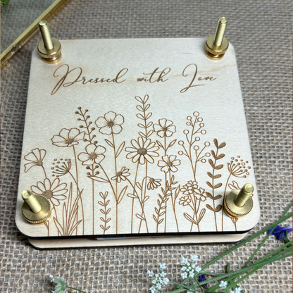 Personalized Flower Press Kit