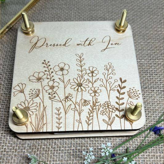Personalized Flower Press Kit