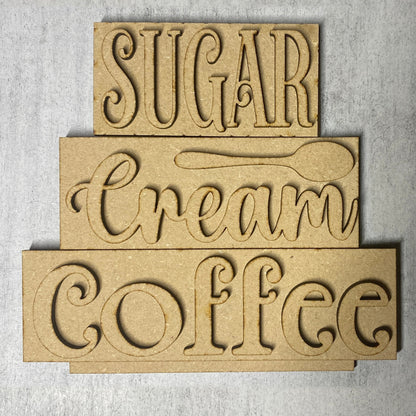 DIY Coffee Bistro Decor Sign