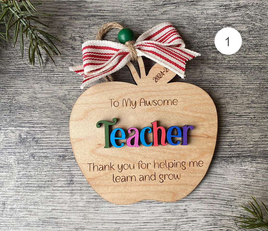 Teacher Ornaments