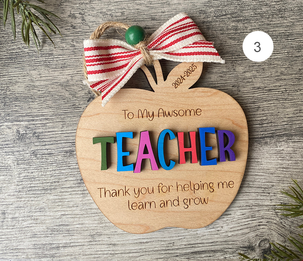 Teacher Ornaments