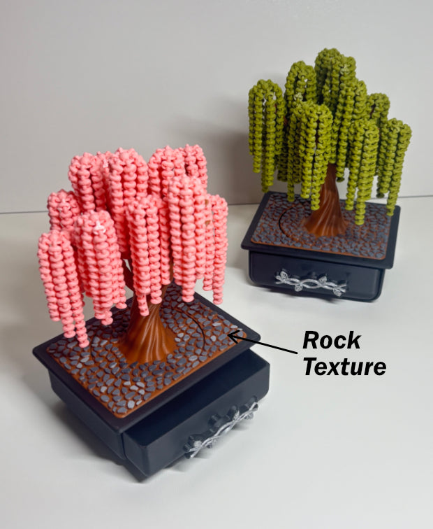 Whispering Willow – 3D Printed Spinning Tree with Sliding Drawer