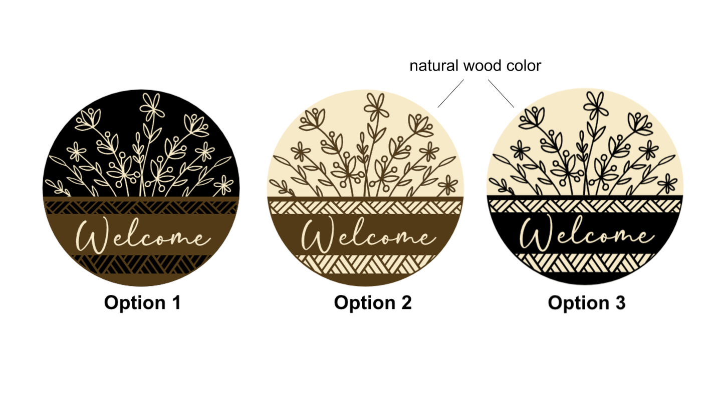 Custom Wood Welcome Sign – Personalized Home Decor