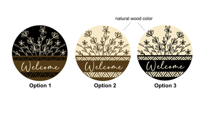 Custom Wood Welcome Sign – Personalized Home Decor