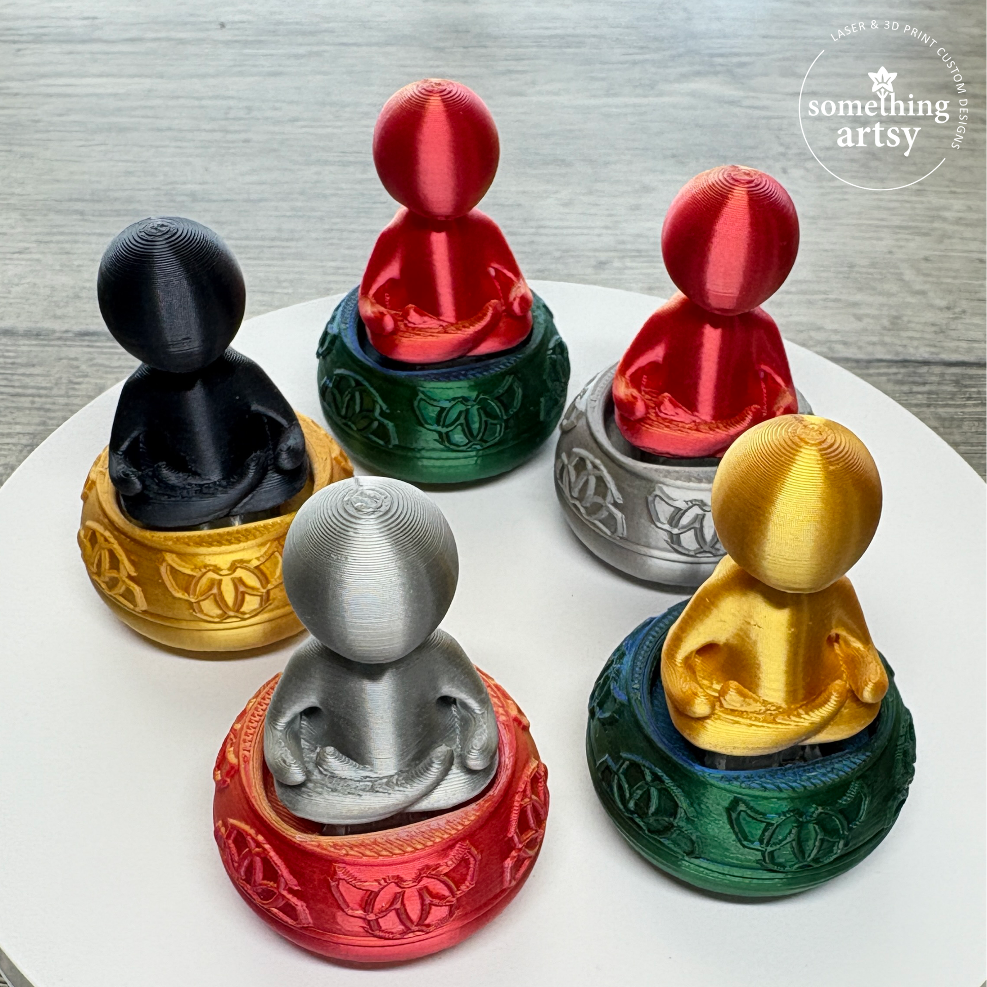 Front Close up of Yogi  Clickers in different color combinations